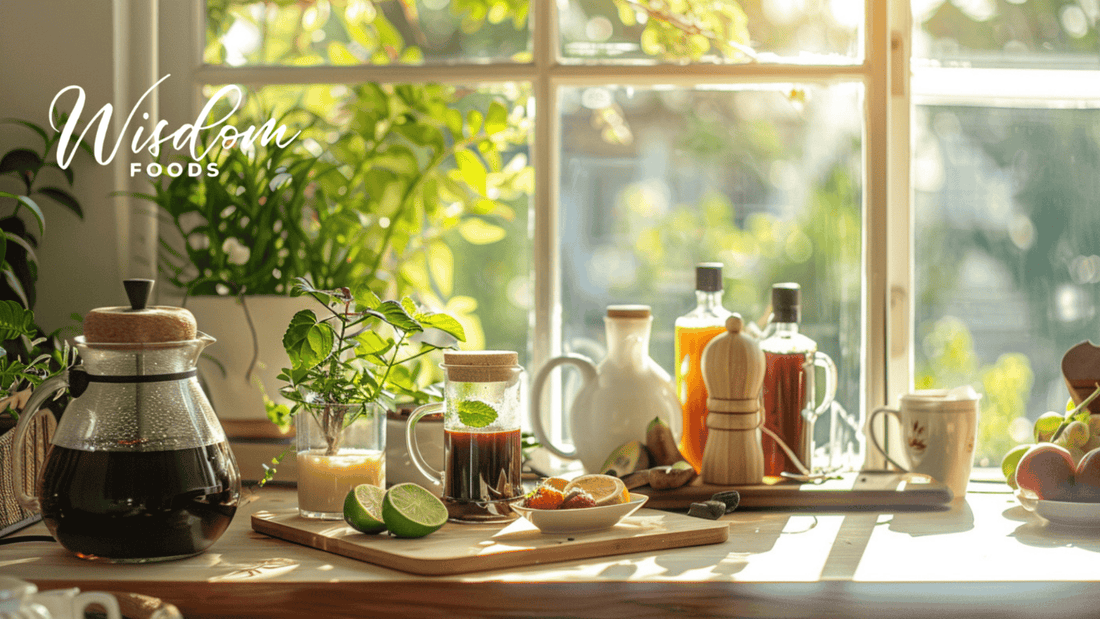 Healthy Coffee Habits, healthy coffee routine, healthy morning coffee, sugar free coffee habits, sugar free coffee syrup, sugar free syrups, sugar free syrups Wisdom Foods, coffee without sugar, low sugar coffee, wellness coffee habits