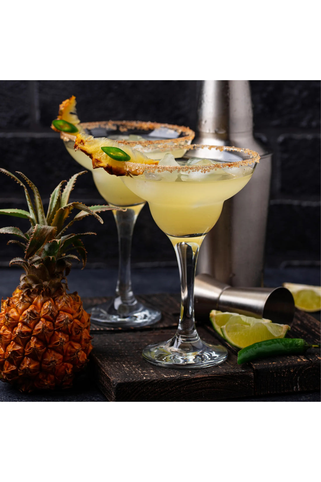Spicy Pineapple Jalapeno Margarita