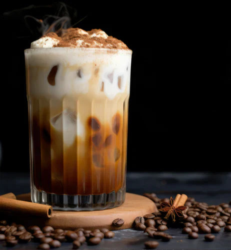 Skinny Iced Gingerbread Oatmilk Chai Latte