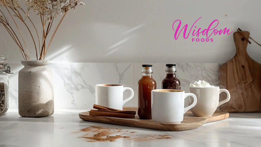 best coffee syrups for winter, spiced coffee syrups, warm drinks for winter, hot chocolate syrup, vanilla cinnamon coffee, cinnamon vanilla, salted caramel syrup, chocolate mocha, maple pecan syrup, sugar-free coffee syrups, keto-friendly coffee syrups