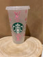 Starbucks Cup - Hot Pink LV