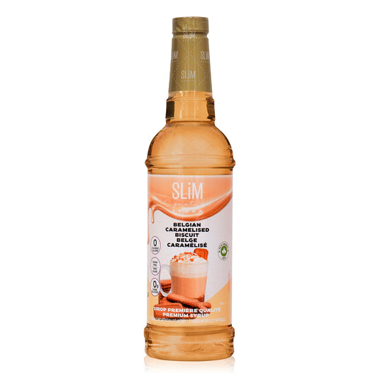 Slim Syrups - Sugar Free Belgium Caramelized Biscuit Syrup - 750ml ** New Arrival **