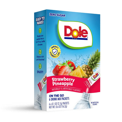 Dole Drink Mix - 100% Vitamin C With Real Fruit Extracts - Singles to go