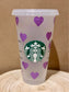Starbucks Cup - Purple Heart