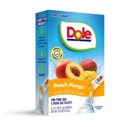 Dole Drink Mix - 100% Vitamin C With Real Fruit Extracts - Singles to go
