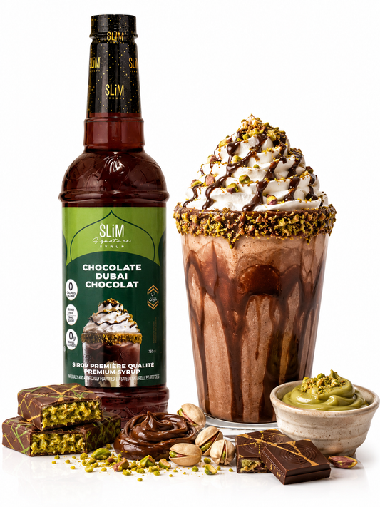 Slim Syrups - Sugar Free Dubai Chocolate - 750ml ** New Arrival **