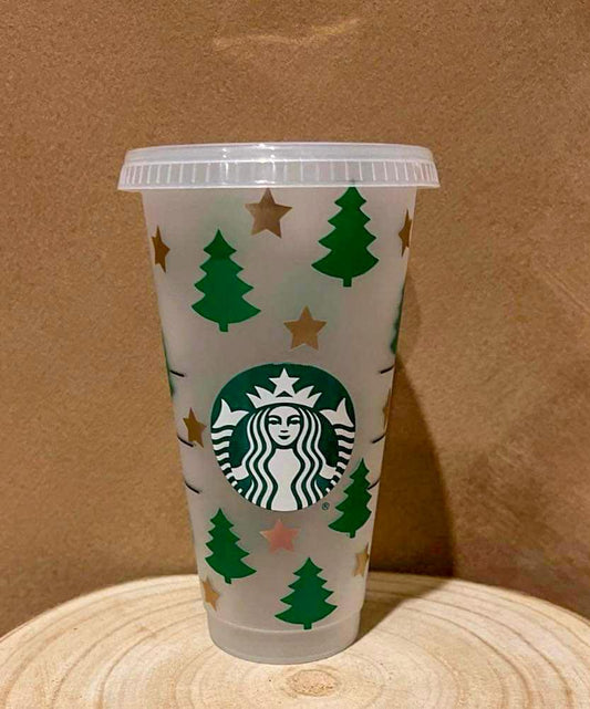 ** NEW ** - Starbucks Cup - Trees & Stars - NEW ARRIVAL