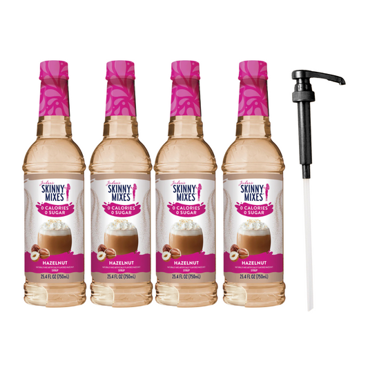 Hazelnut 4-Pack + Free Pump