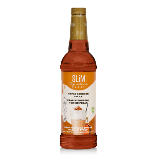 Slim Syrups - Maple Bourbon Pecan Syrup Syrup - 750ml