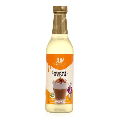 Slim Syrups - Caramel Pecan Syrup - 375ml - BB August 2025