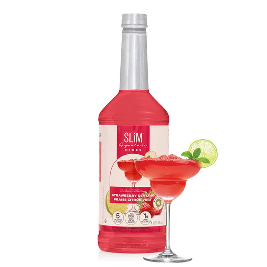 Slim Syrups - Strawberry Key Lime Cocktail Mix - 1L