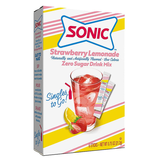 Sonic Singles To Go Drink Mix - Strawberry Lemonade