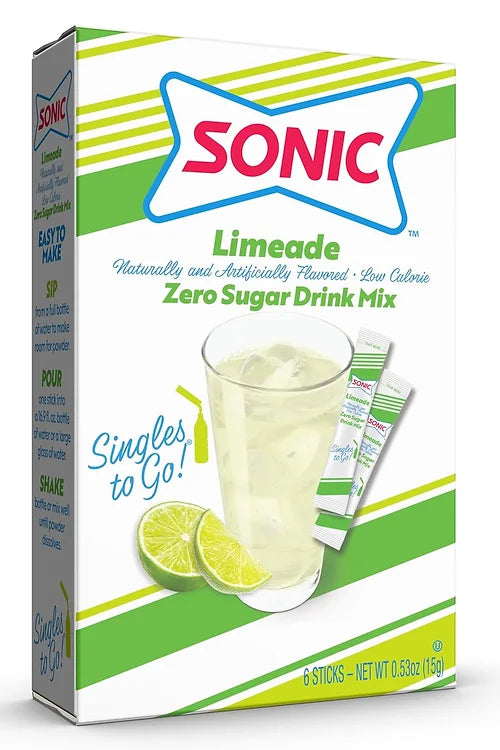 Sonic Singles To Go Drink Mix - Limeade