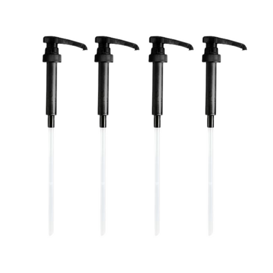 Syrup Pumps - 4 Pack - 750 ml - Black with WF Logo