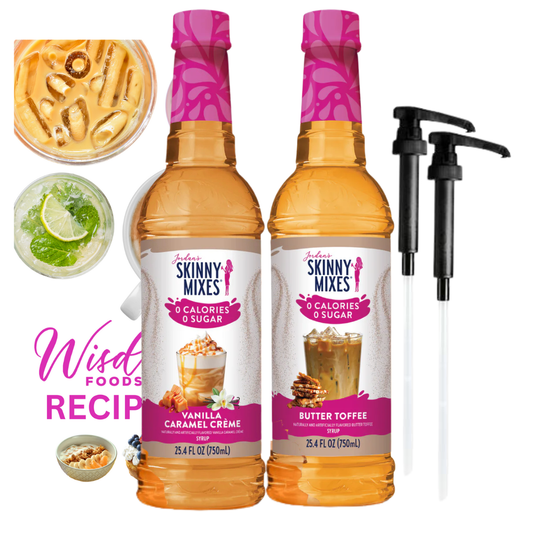 Indulgence Pack: Vanilla Caramel Creme & Butter Toffee Skinny Syrups