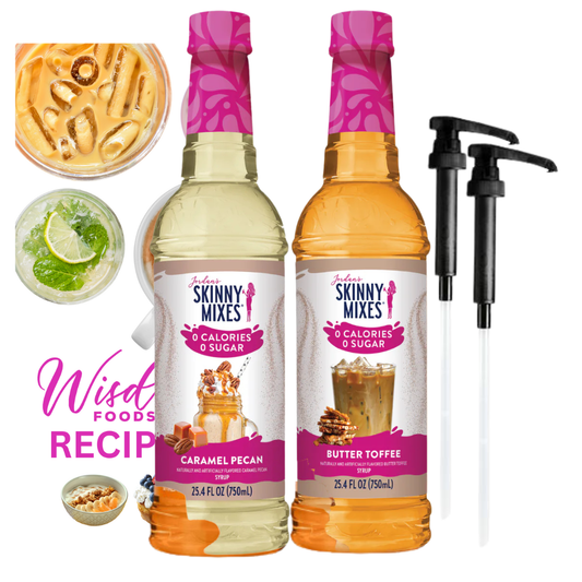 Indulgence Pack: Caramel Pecan & Butter Toffee Skinny Syrups