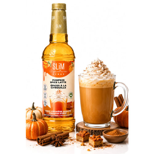Slim Syrups - Sugar Free Pumpkin Spice Latte - 750ml