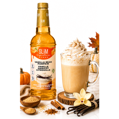 Slim Syrup - Sugar Free Vanilla Bean Pumpkin Syrup - 750ml
