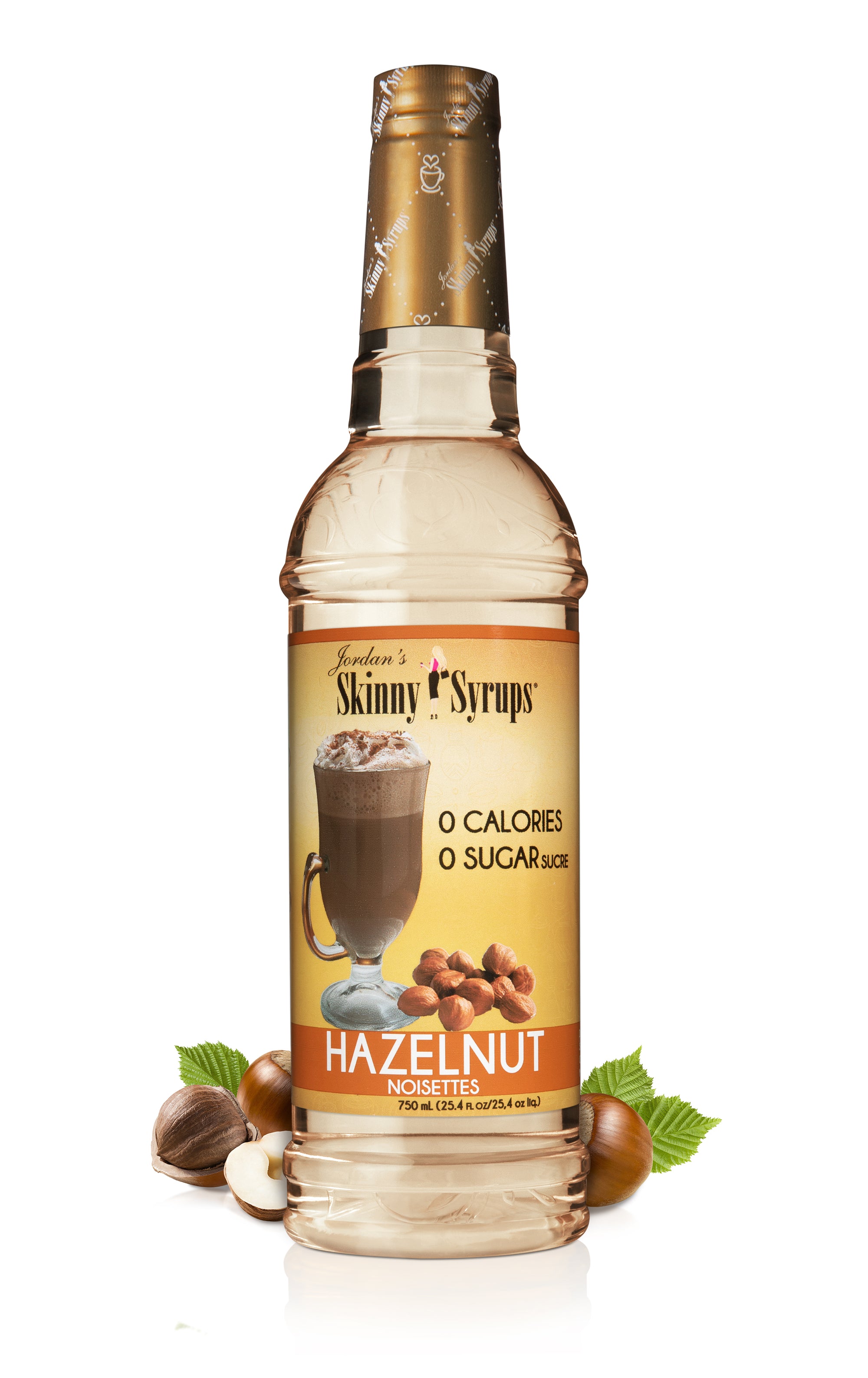 Sugar Free Hazelnut Syrup 750ml Wisdom Foods